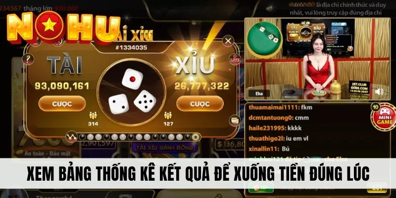 Xem bảng thống kê kết quả để xuống tiền đúng lúc